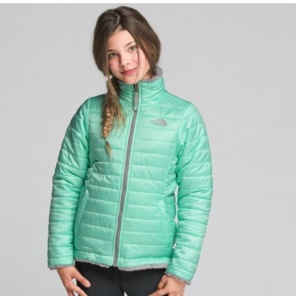 The North Face REVERSIBLE Mossbud Jacket Gray Adult Sm Girl XL - Picture 12 of 12